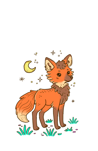 Lobo Guará - Coleção Fauna Fofa