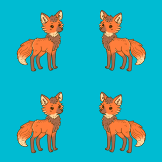 Lobo Guará - Coleção Fauna Fofa