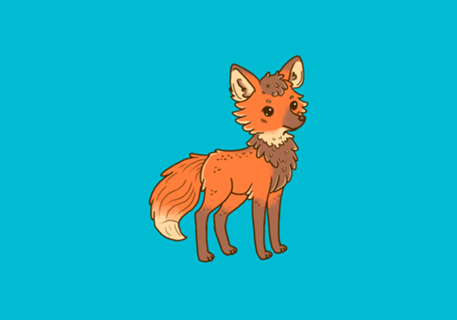 Lobo Guará - Coleção Fauna Fofa