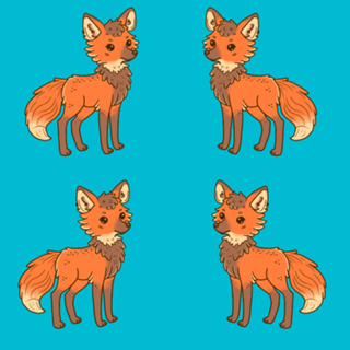 Lobo Guará - Coleção Fauna Fofa