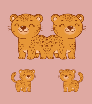 Onça Pintada - Coleção Fauna Fofa