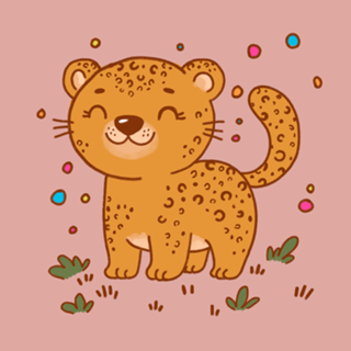Onça Pintada - Coleção Fauna Fofa