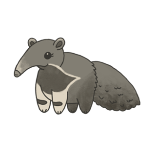 Tamanduá Bandeira - Fauna Fofa