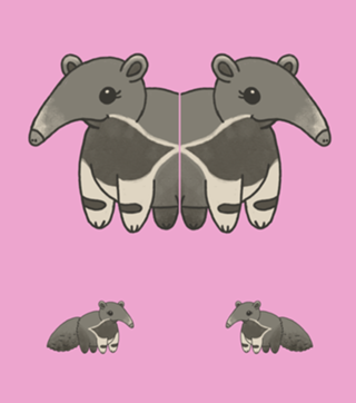 Tamanduá Bandeira - Fauna Fofa