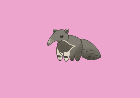 Tamanduá Bandeira - Fauna Fofa