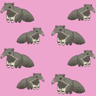 Tamanduá Bandeira - Fauna Fofa