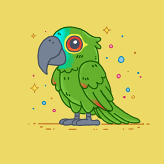 Papagaio Verdadeiro - Fauna Fofa