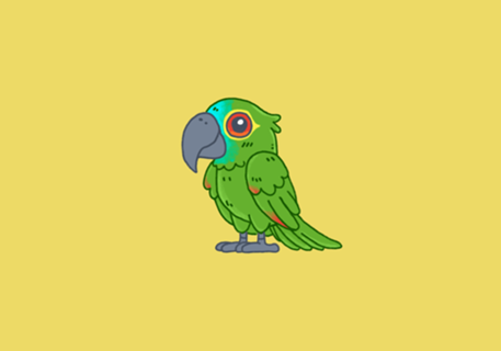 Papagaio Verdadeiro - Fauna Fofa