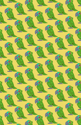 Papagaio Verdadeiro - Fauna Fofa