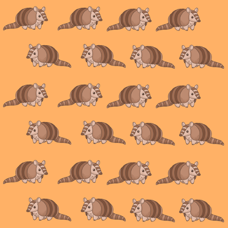 Tatu - Fauna Fofa