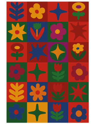 Colcha de retalhos Matisse
