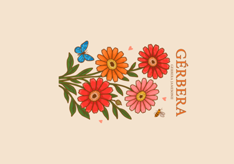 Gérbera - Coleção Flora