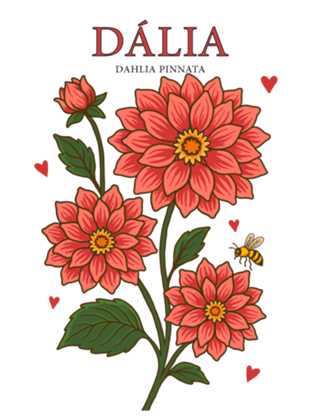 Dália - Coleção Flora