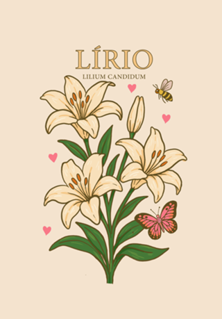 Lírio - Coleção Flora