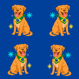 Fiapo de manga Caramelo - Coleção Meu Pet