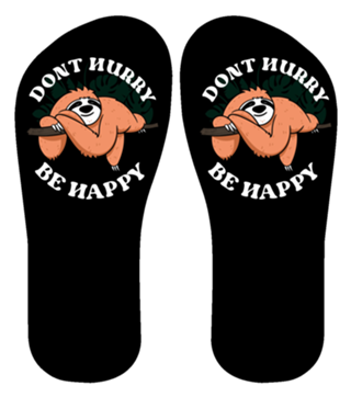 Dont hurry be happy