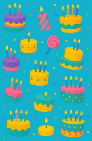 Papel de Presente • bolinhos de aniversario