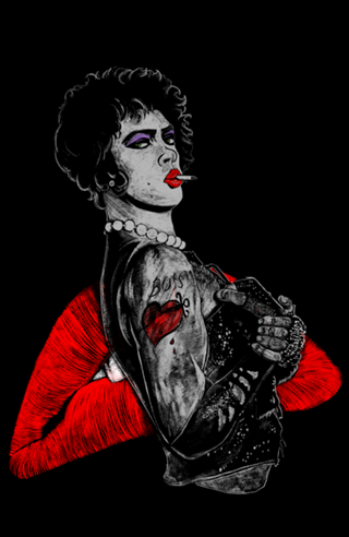 Frank N Furter Dark Glam Art