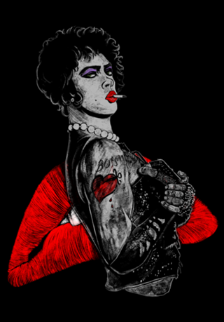 Frank N Furter Dark Glam Art