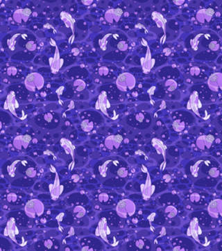 Lago de carpas (Roxo)