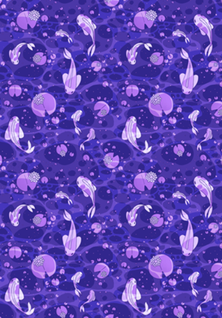 Lago de carpas (Roxo)