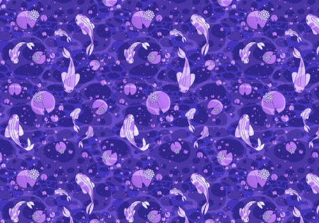 Lago de carpas (Roxo)