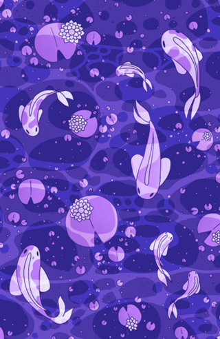 Lago de carpas (Roxo)