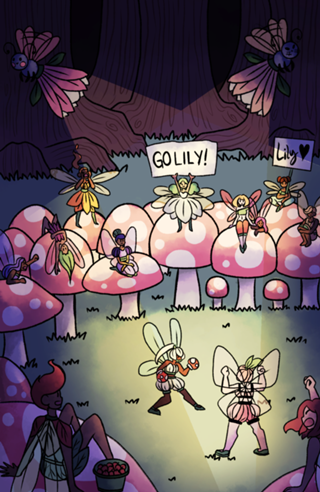 Fairy fight ring