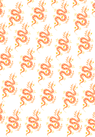 Serpente floral