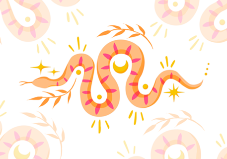 Serpente floral