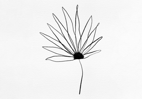 Fine Line Folhagem Minimalista 4 - Palmeira