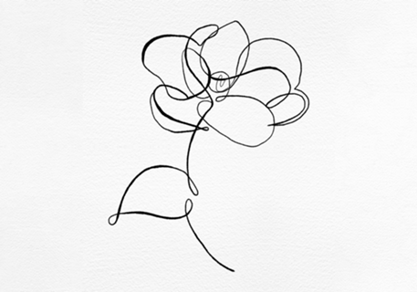 Flor Estilizada Minimal 1