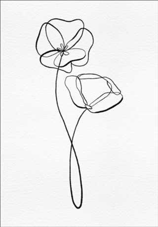 Flor Estilizada Minimal 2