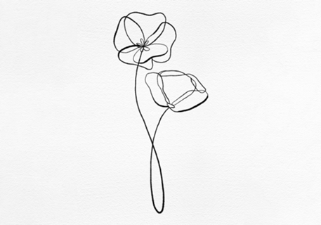 Flor Estilizada Minimal 2