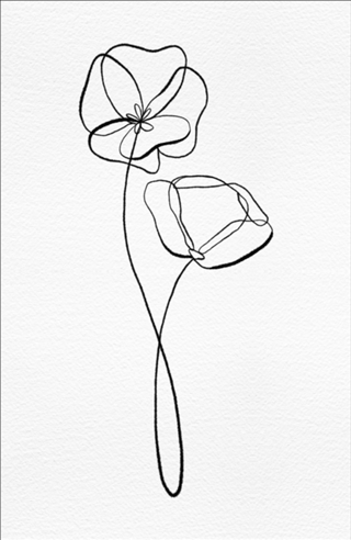 Flor Estilizada Minimal 2