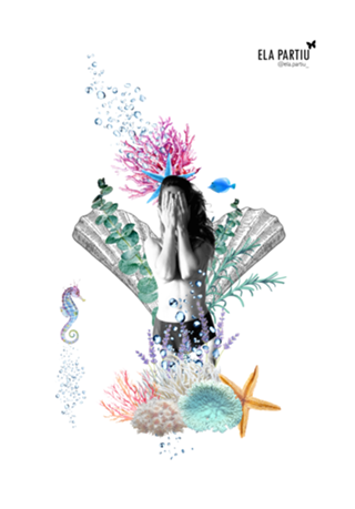 Colagem Fundo do Mar