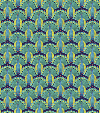 Pavão Art Decó