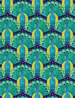 Pavão Art Decó