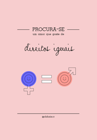 Procura-se um amor que goste de DIREITOS IGUAIS