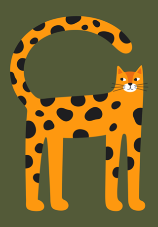 Gato Leopardo Boho