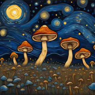 Cogumelos do Van Gogh 2