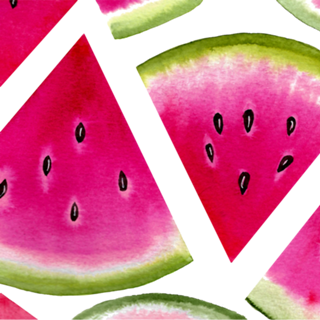 Watercolor Watermelon Max