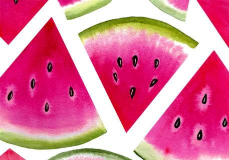 Watercolor Watermelon Max