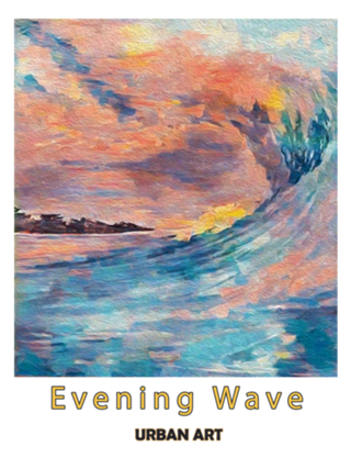 Onda do entardecer - Evening wave