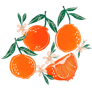 Tangerinas frescas