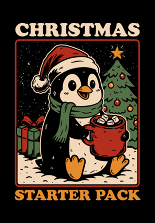 Christmas Penguin Starter Pack - Cute Pet Gift