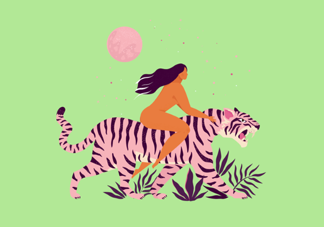 Pink Tiger Woman