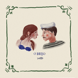 O beijo colorido