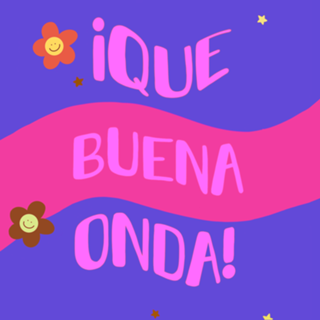Que buena onda purple