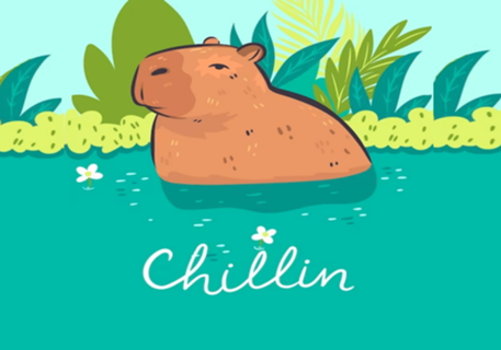 Capivara Chillin